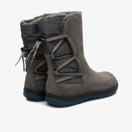 Camper Peu Pista Ankle Boots Grey - Womens Singapore XPTQFO-094